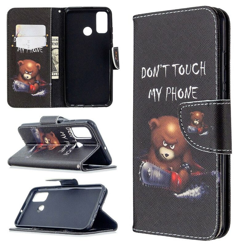 Folio Cover Huawei P Smart 2020 Orso Pericoloso