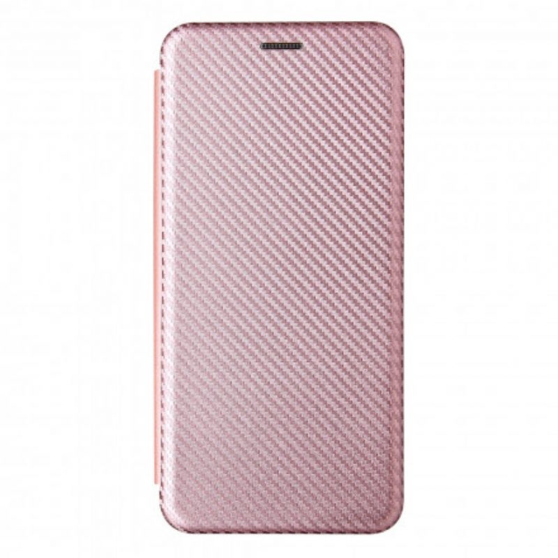 Folio Cover Vivo Y33s Custodia in pelle Silicone Colorato Al Carbonio