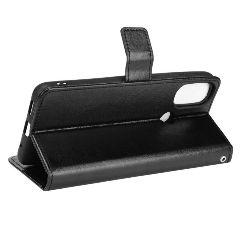 Custodia in pelle Moto E40 / E30 / E20 Ecopelle Appariscente