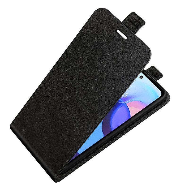 Custodia in pelle Moto E40 / E30 / E20 Folio Cover Retro Pieghevole