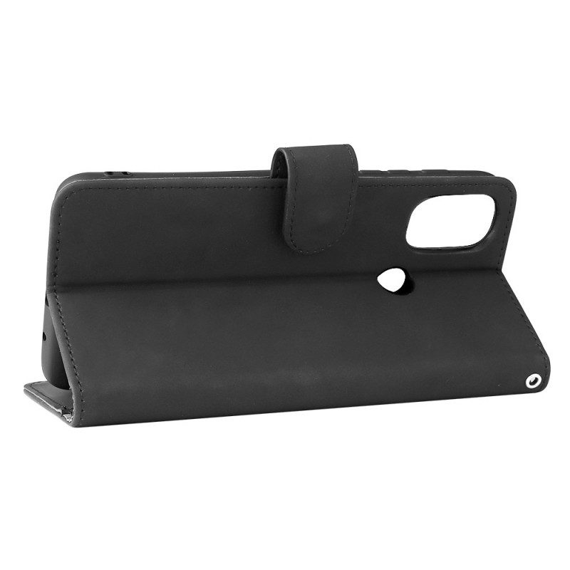 Custodia in pelle Moto E40 / E30 / E20 Tocco Di Pelle