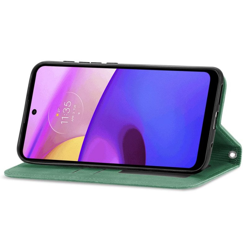 Folio Cover Moto E40 / E30 / E20 Custodia in pelle Design Skin-touch