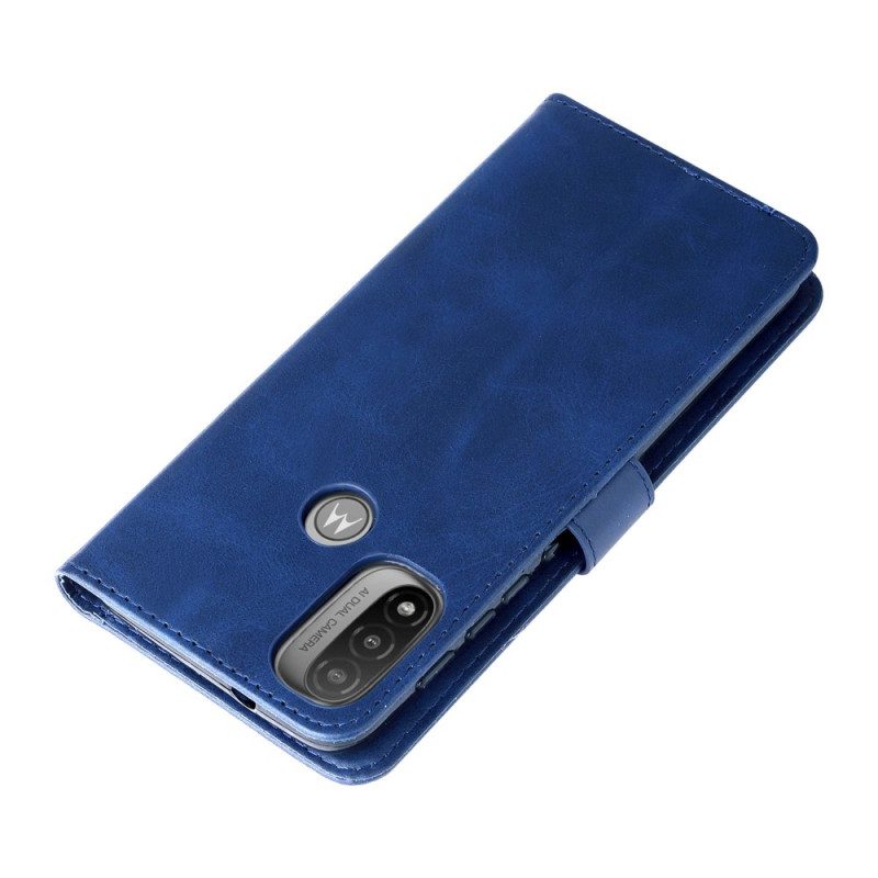 Folio Cover Moto E40 / E30 / E20 Portamonete D'epoca