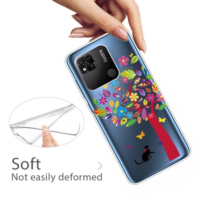 Cover Xiaomi Redmi 10A Albero Colorato Senza Soluzione Di Continuità