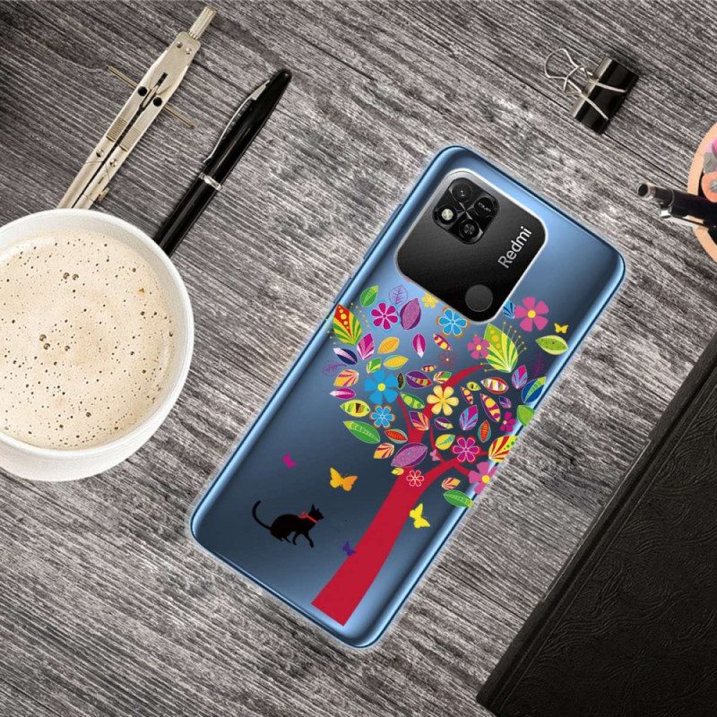 Cover Xiaomi Redmi 10A Albero Colorato Senza Soluzione Di Continuità