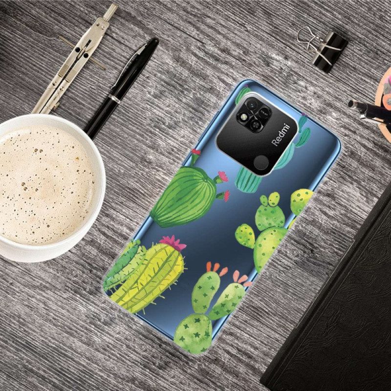 Cover Xiaomi Redmi 10A Cactus Senza Soluzione Di Continuità