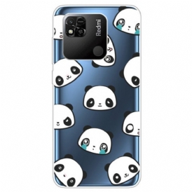 Cover Xiaomi Redmi 10A Panda Carino Senza Soluzione Di Continuità