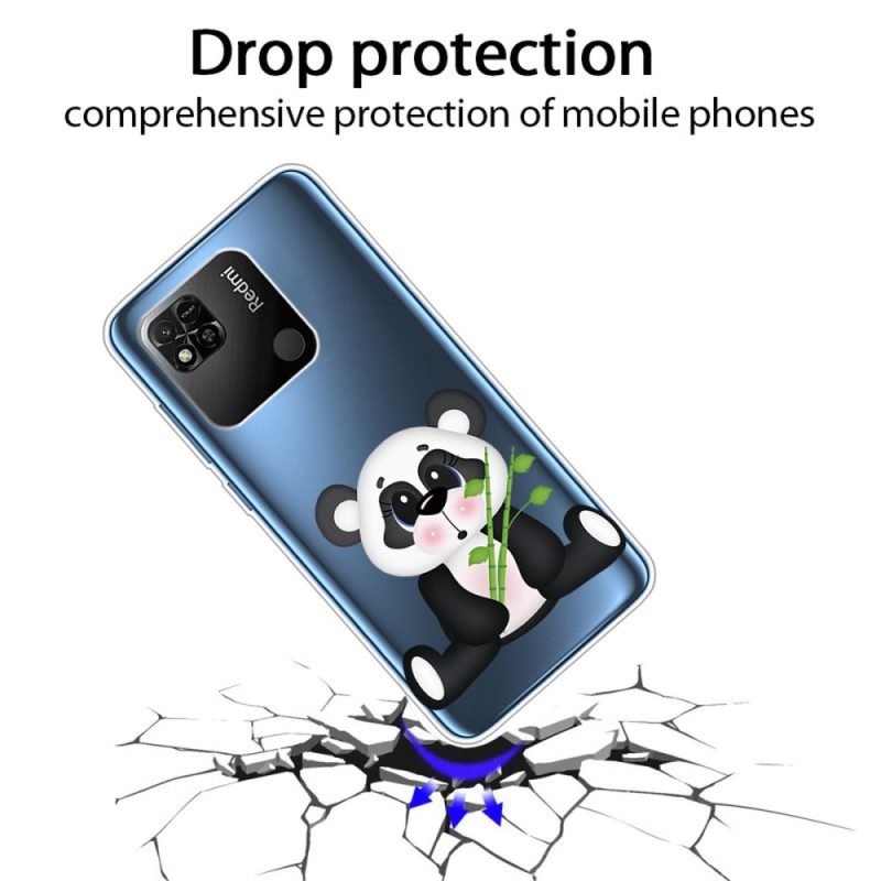 Cover Xiaomi Redmi 10A Panda Carino Senza Soluzione Di Continuità