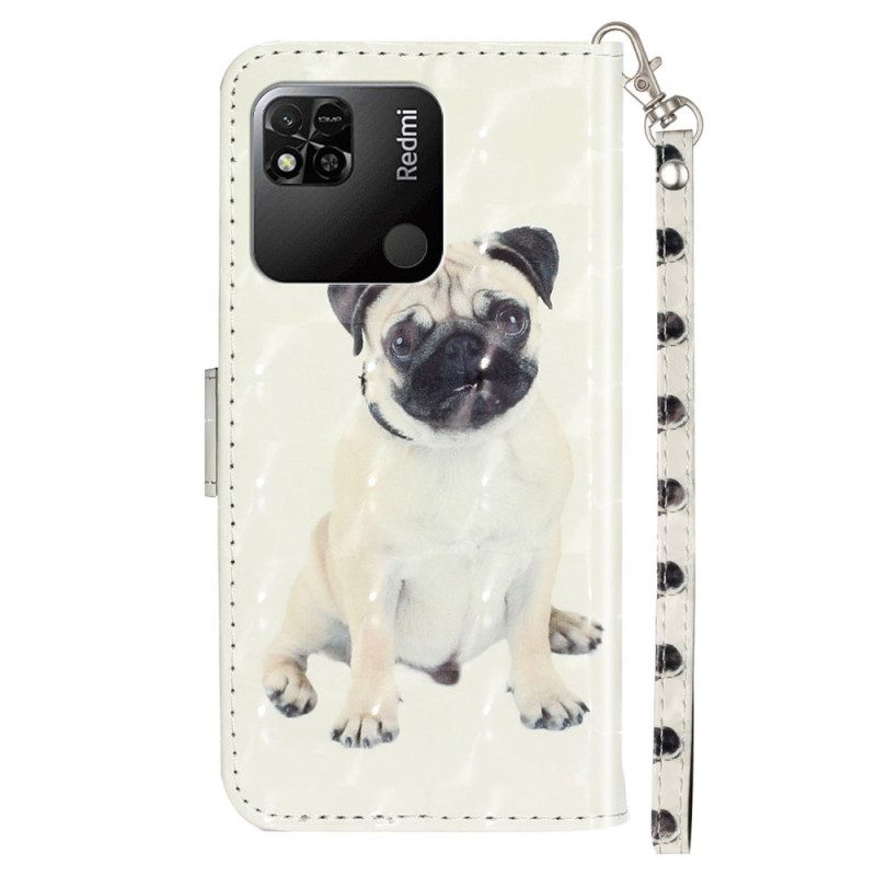 Custodia A Portafoglio Xiaomi Redmi 10A Cane Perizoma