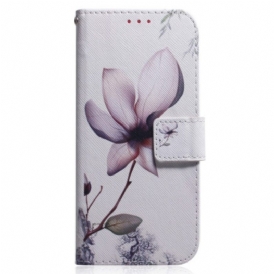 Custodia A Portafoglio Xiaomi Redmi 10A Fiore Rosa