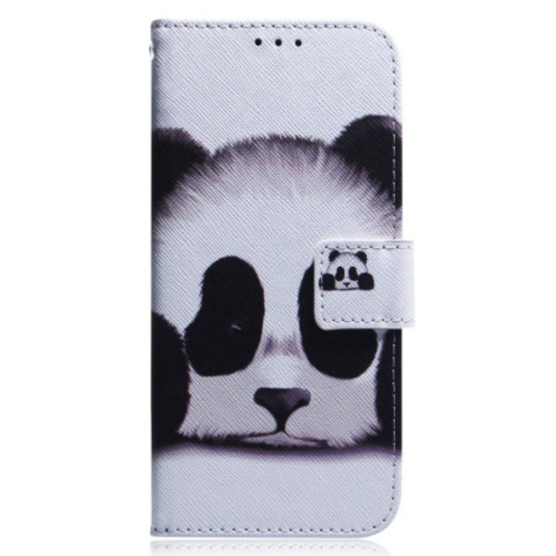 Custodia in pelle Xiaomi Redmi 10A Panda