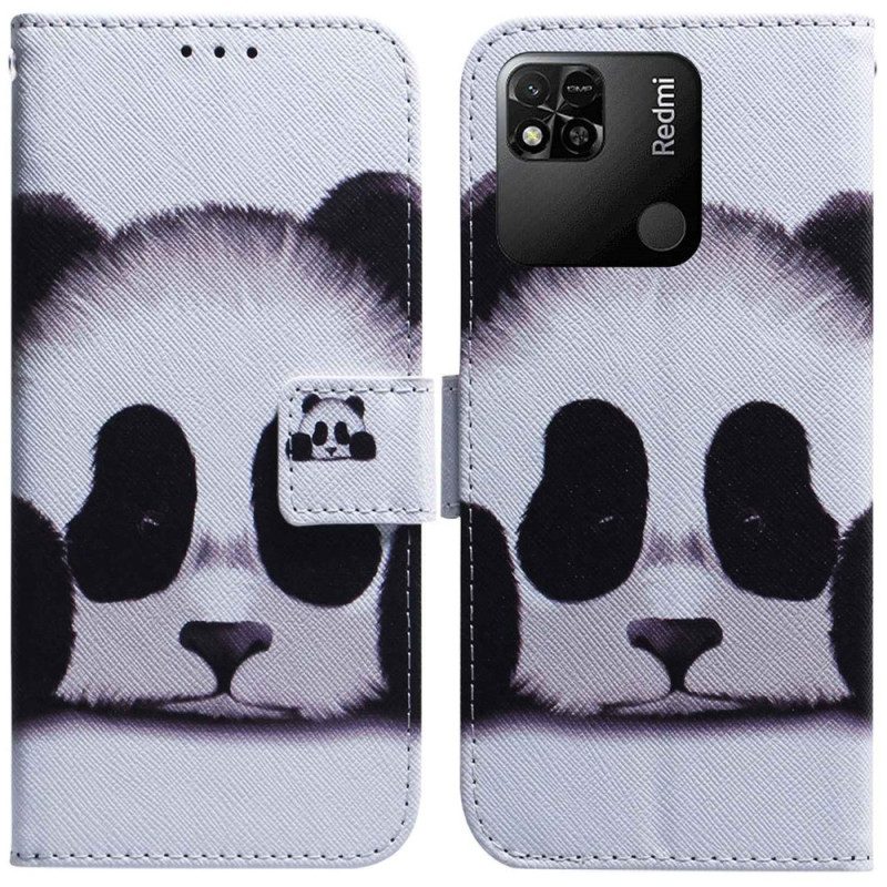 Custodia in pelle Xiaomi Redmi 10A Panda