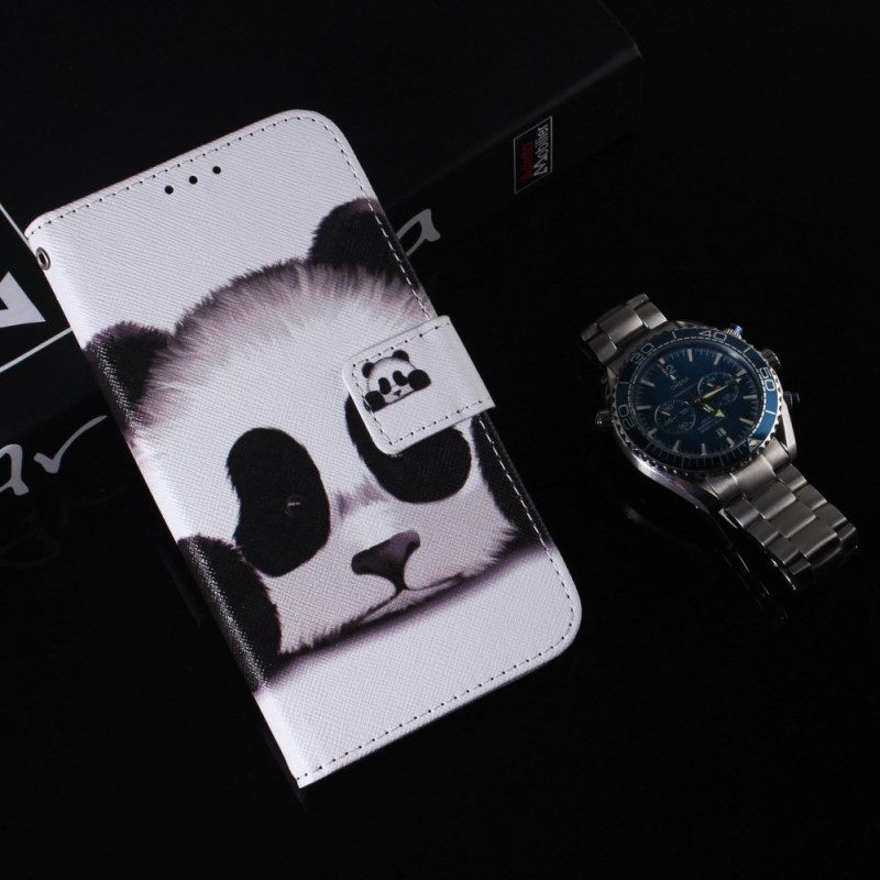 Custodia in pelle Xiaomi Redmi 10A Panda