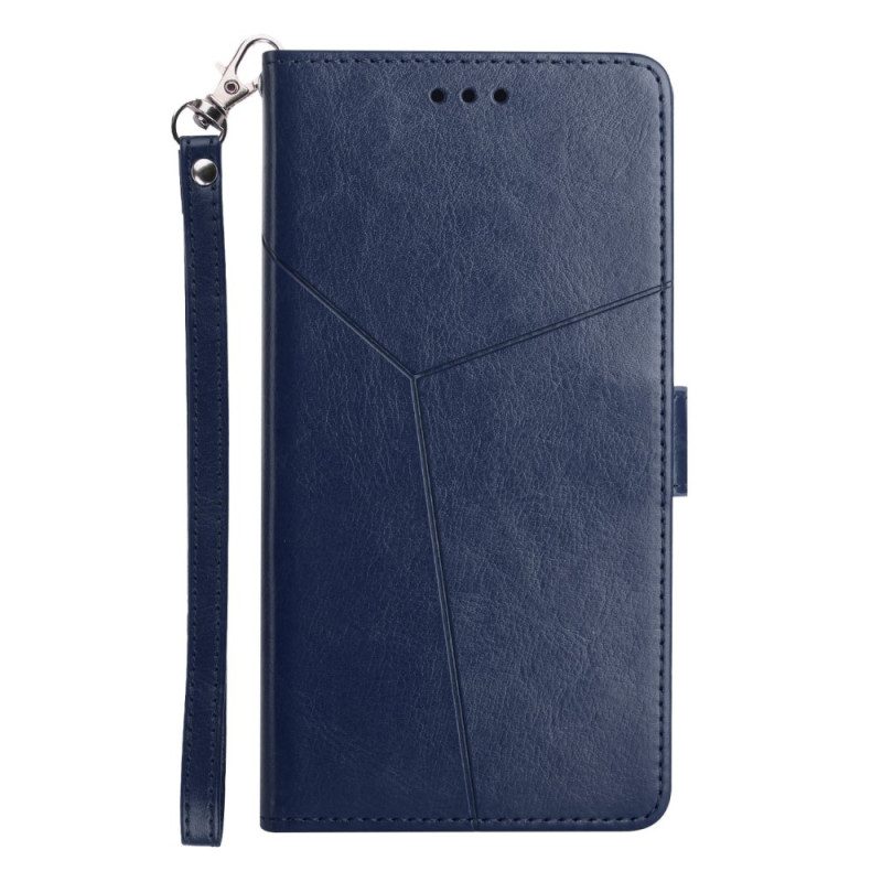 Custodia in pelle Xiaomi Redmi 10A Y Strappy Design