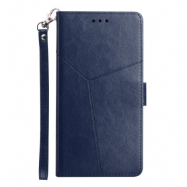 Custodia in pelle Xiaomi Redmi 10A Y Strappy Design