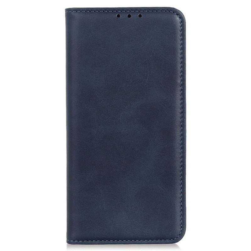 Folio Cover Xiaomi Redmi 10A Custodia in pelle Pelle Crosta Eleganza