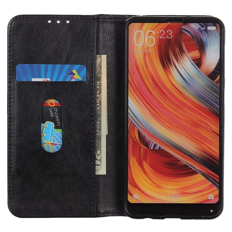 Folio Cover Xiaomi Redmi 10A Custodia in pelle Pelle Crosta Versione Colorata