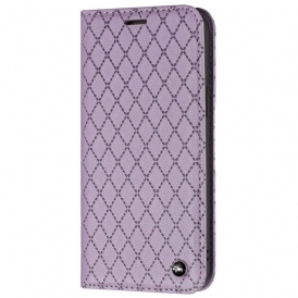 Folio Cover Xiaomi Redmi 10A Custodia in pelle Diamanti Rfid