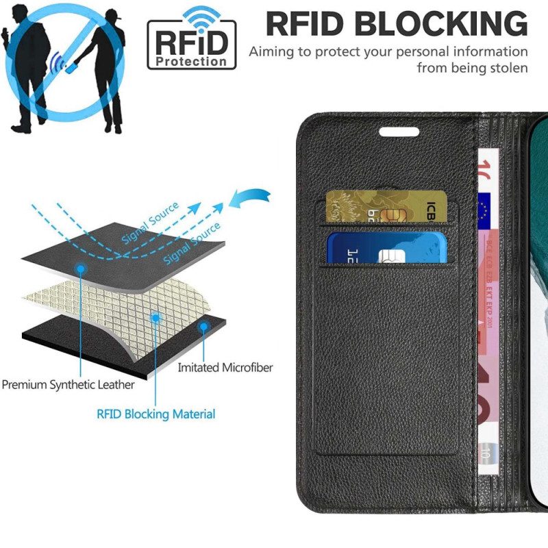 Folio Cover Xiaomi Redmi 10A Custodia in pelle Diamanti Rfid