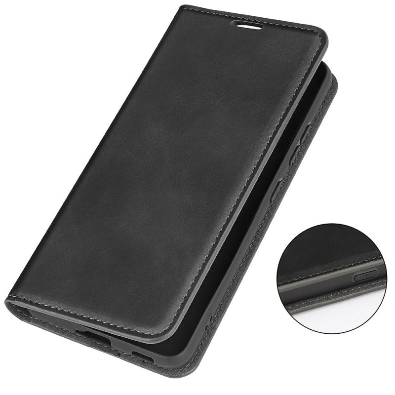 Folio Cover Xiaomi Redmi 10A Custodia in pelle Tocco Di Pelle