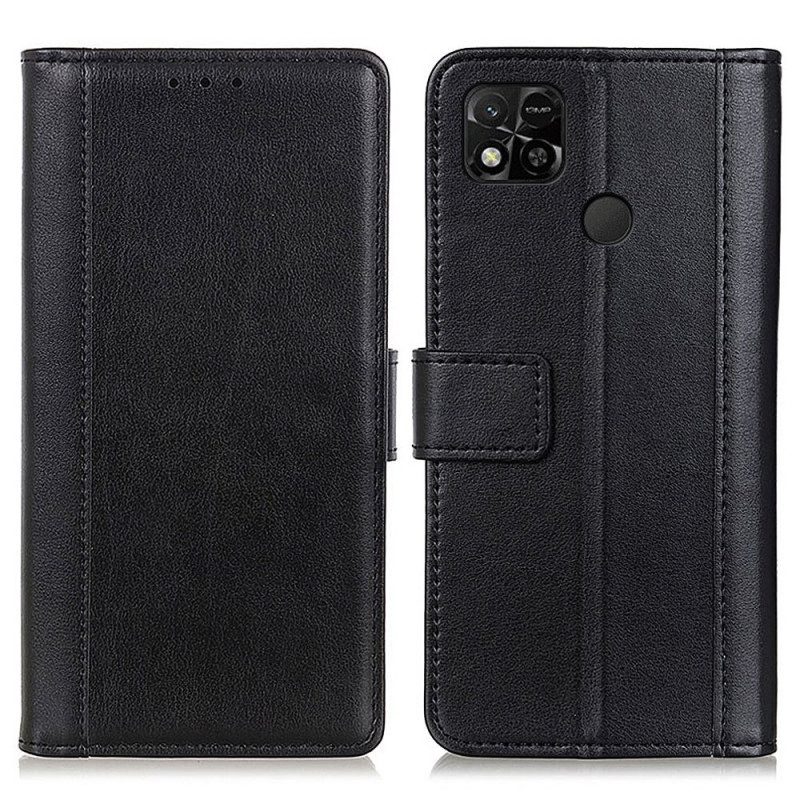 Folio Cover Xiaomi Redmi 10A Effetto Pelle