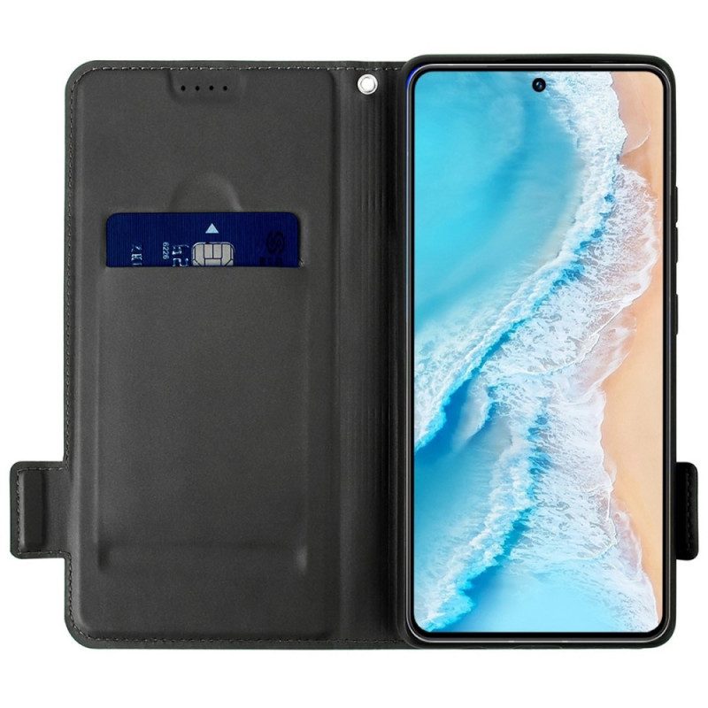 Folio Cover Vivo X80 Pro Bicolore Con Cinturino