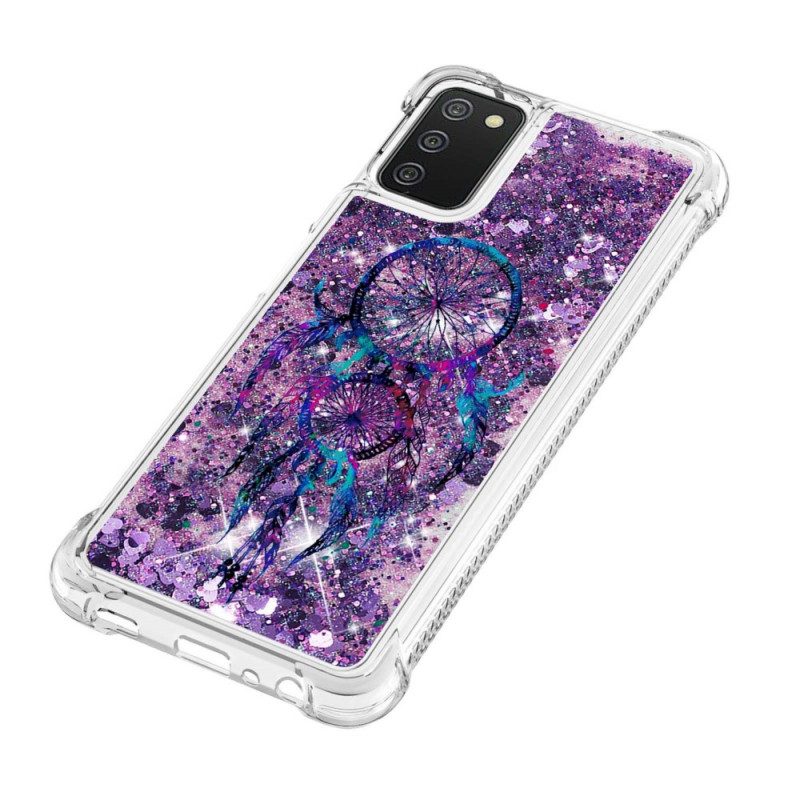 Cover Samsung Galaxy A03s Acchiappasogni Glitterato