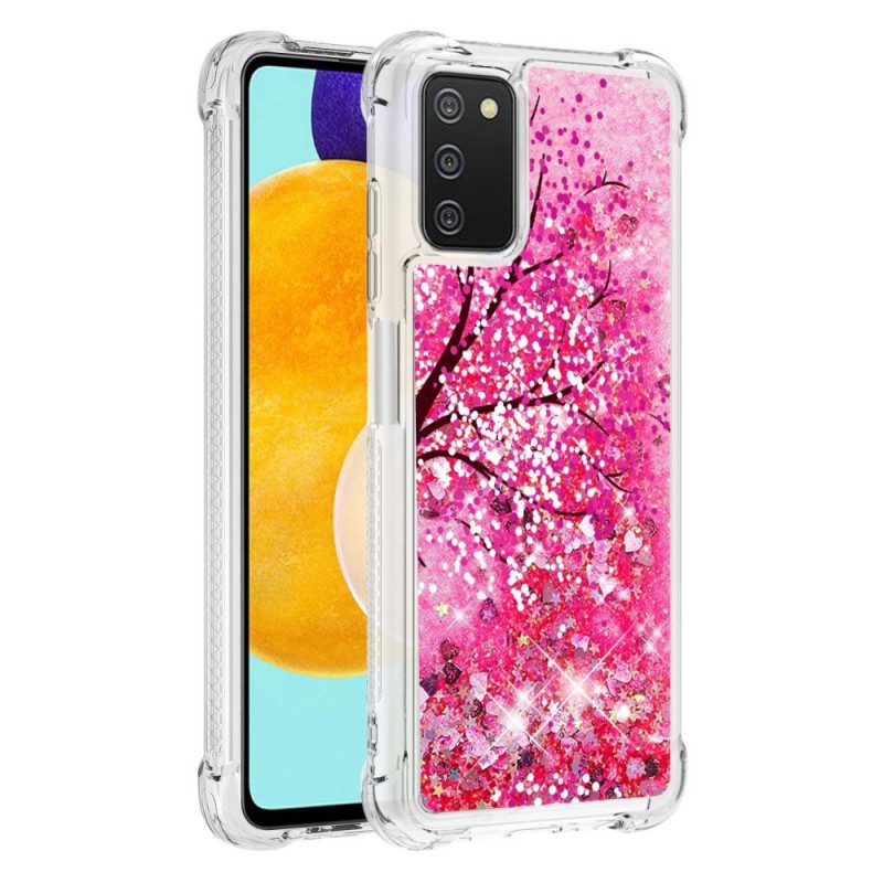 Cover Samsung Galaxy A03s Albero Glitterato