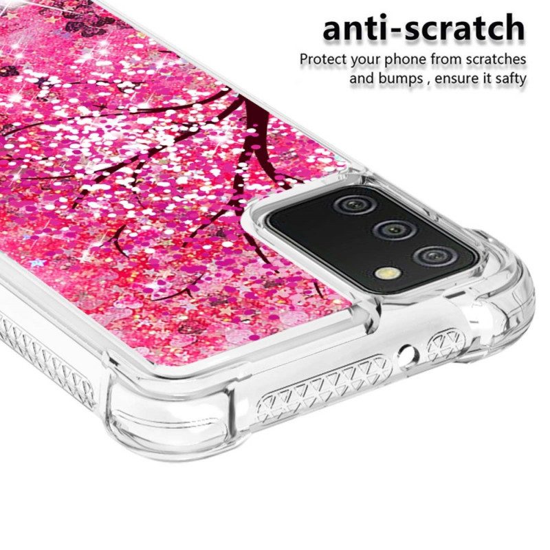 Cover Samsung Galaxy A03s Albero Glitterato