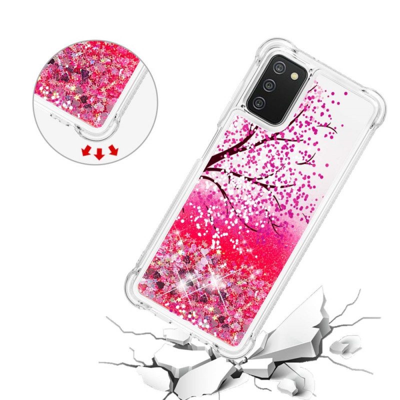 Cover Samsung Galaxy A03s Albero Glitterato