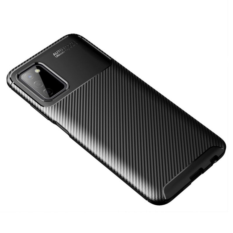 Cover Samsung Galaxy A03s Fibra Di Carbonio Flessibile