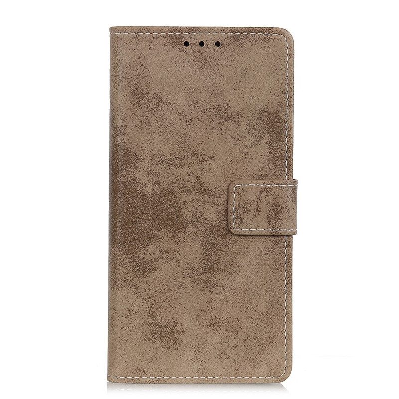 Custodia in pelle Samsung Galaxy A03s Ecopelle Vintage