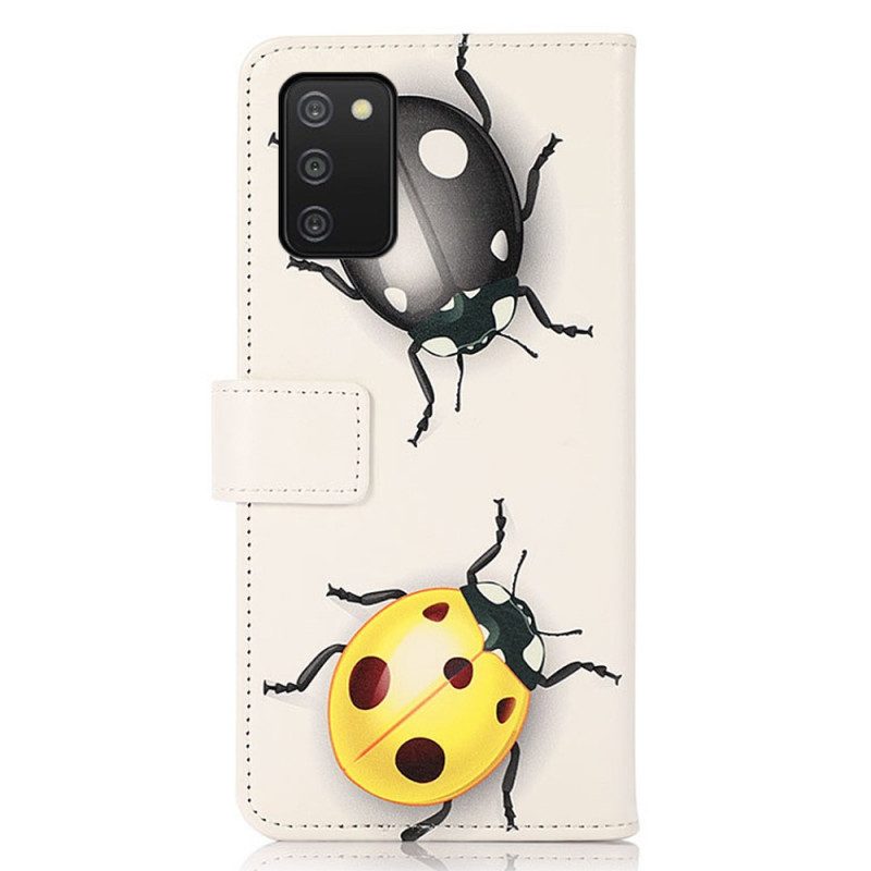 Folio Cover Samsung Galaxy A03s Coccinella