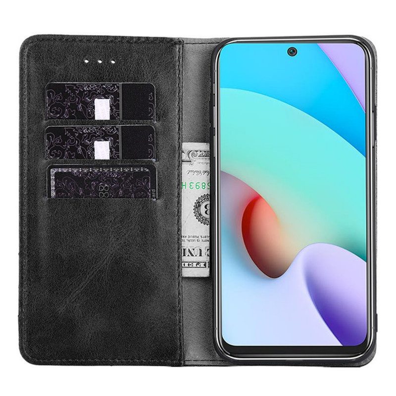 Folio Cover Samsung Galaxy A03s Custodia in pelle Rivetto In Pelle Stile