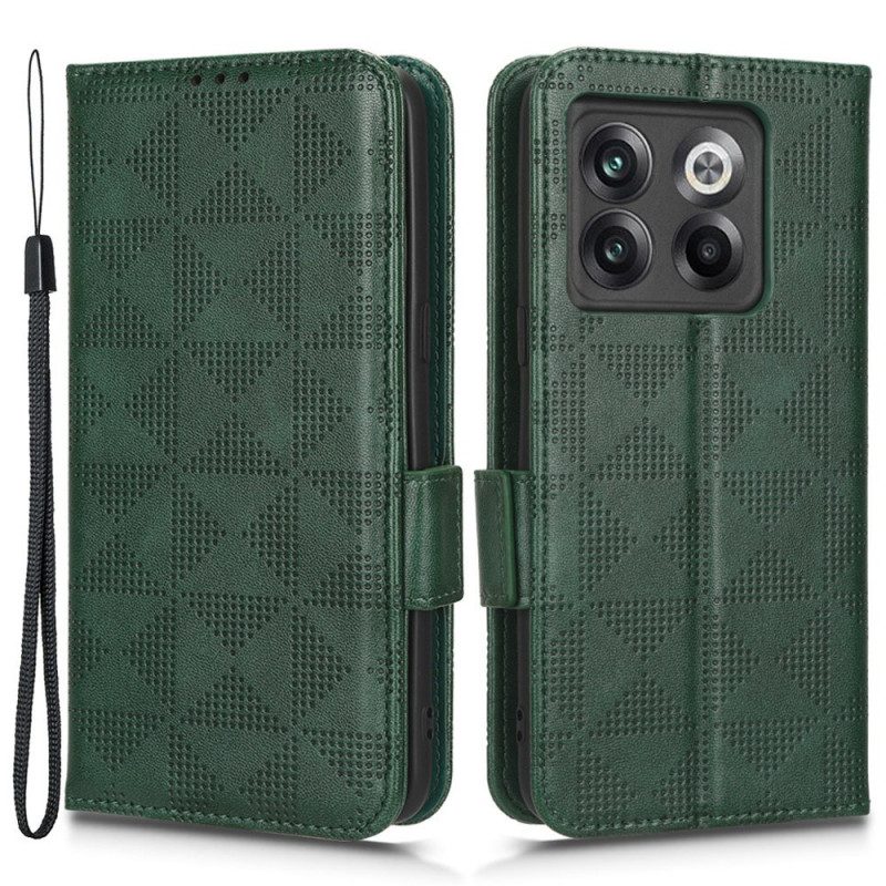 Custodia A Portafoglio OnePlus 10T 5G Stile Strappy