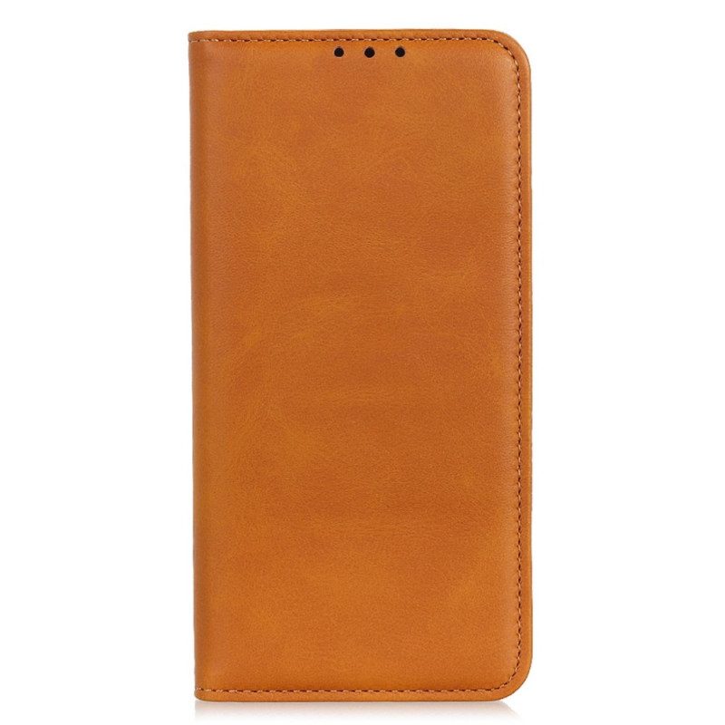 Folio Cover OnePlus 10T 5G Custodia in pelle Cuoio Spaccato