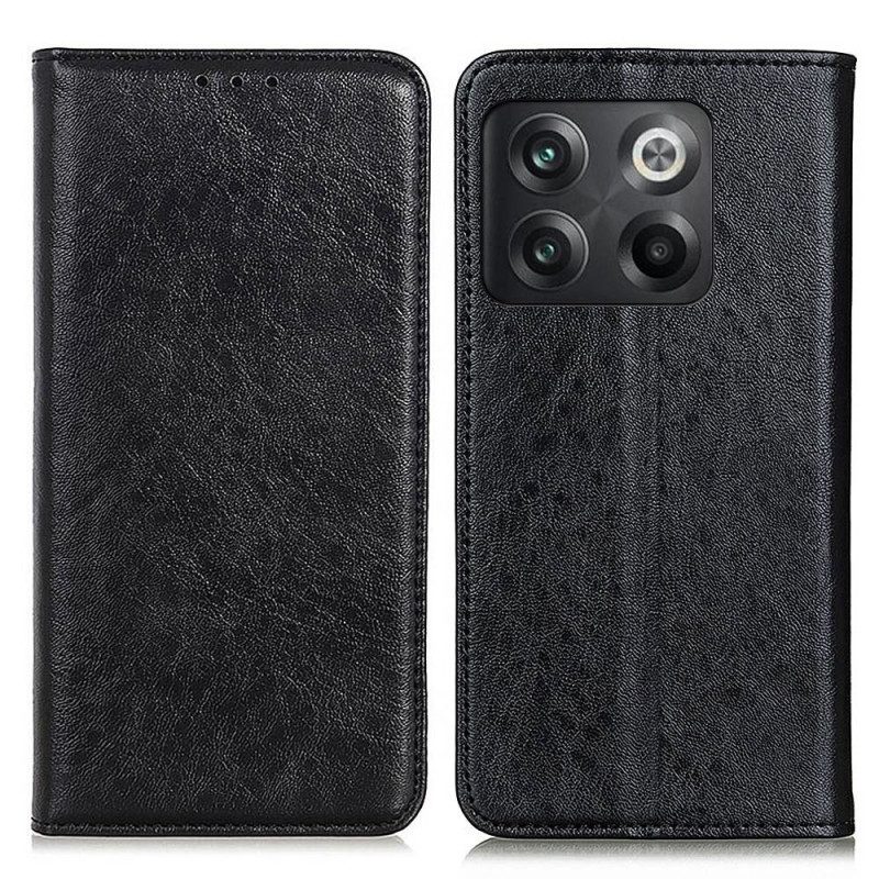 Folio Cover OnePlus 10T 5G Custodia in pelle Ecopelle Testurizzata