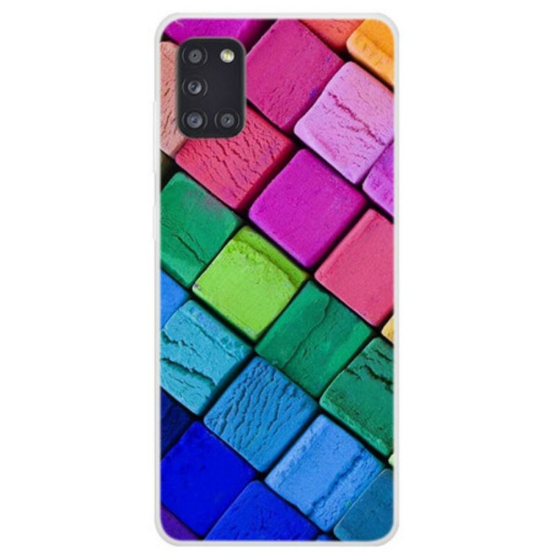 Cover Samsung Galaxy A31 Cubi Colorati