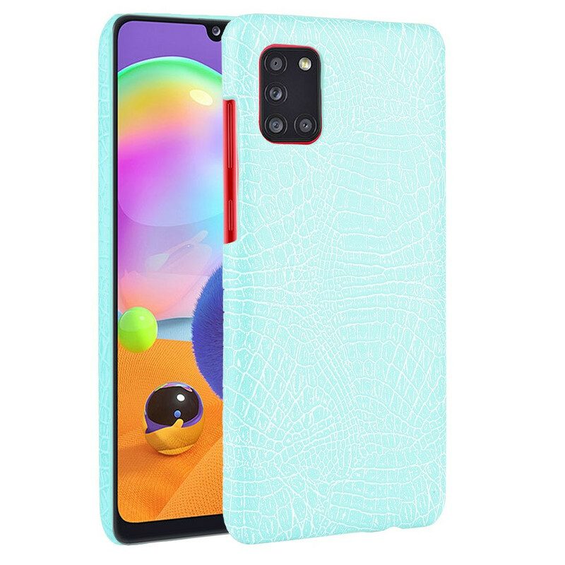 Cover Samsung Galaxy A31 Effetto Pelle Di Coccodrillo