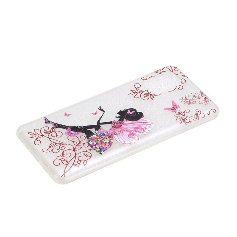 Cover Samsung Galaxy A31 Fata Dei Fiori Trasparente