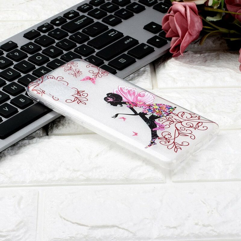 Cover Samsung Galaxy A31 Fata Dei Fiori Trasparente