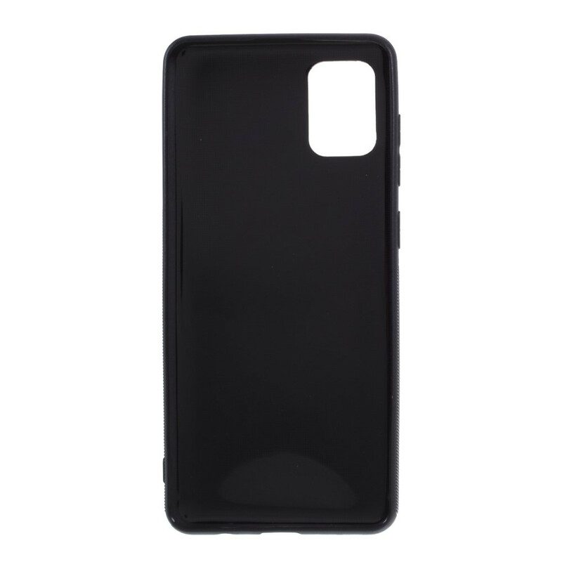 Cover Samsung Galaxy A31 Fibra Di Carbonio Rinforzata