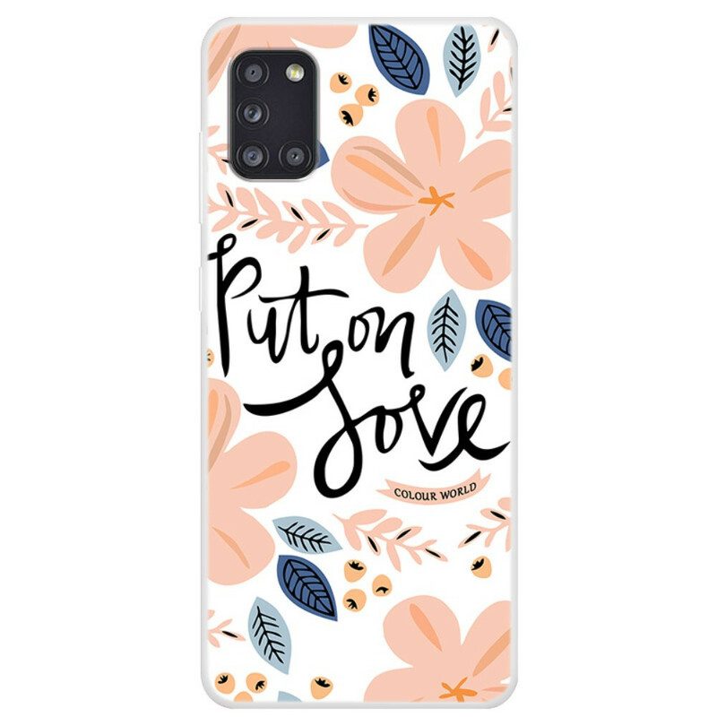 Cover Samsung Galaxy A31 Indossa Amore