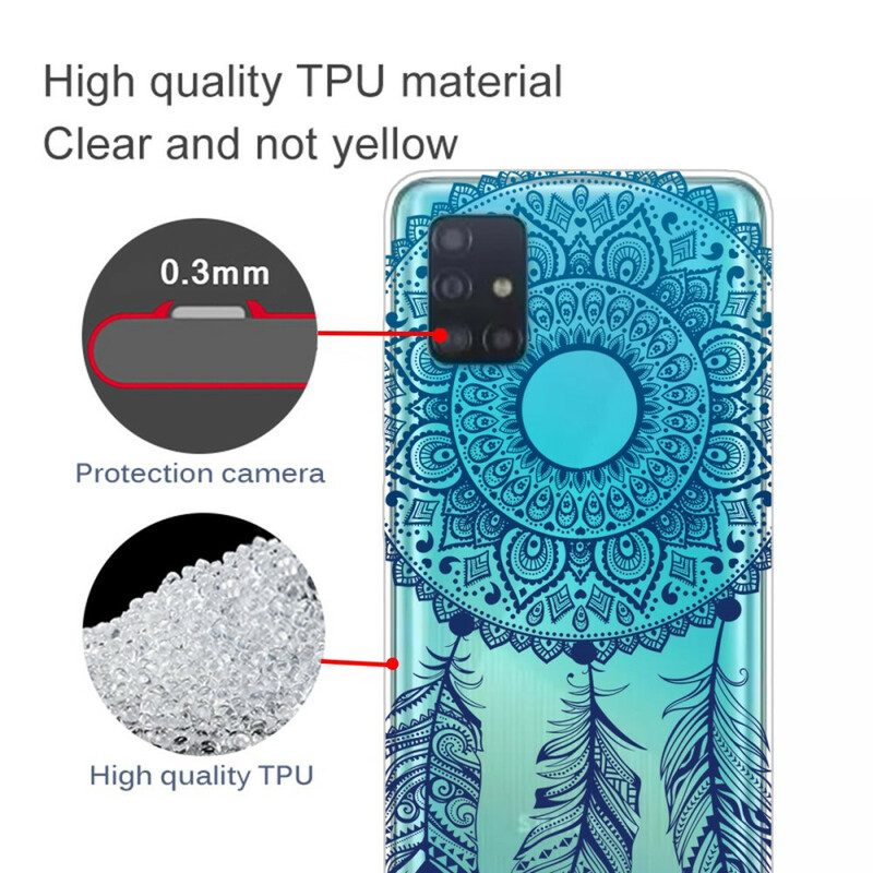 Cover Samsung Galaxy A31 Mandala A Fiore Singolo