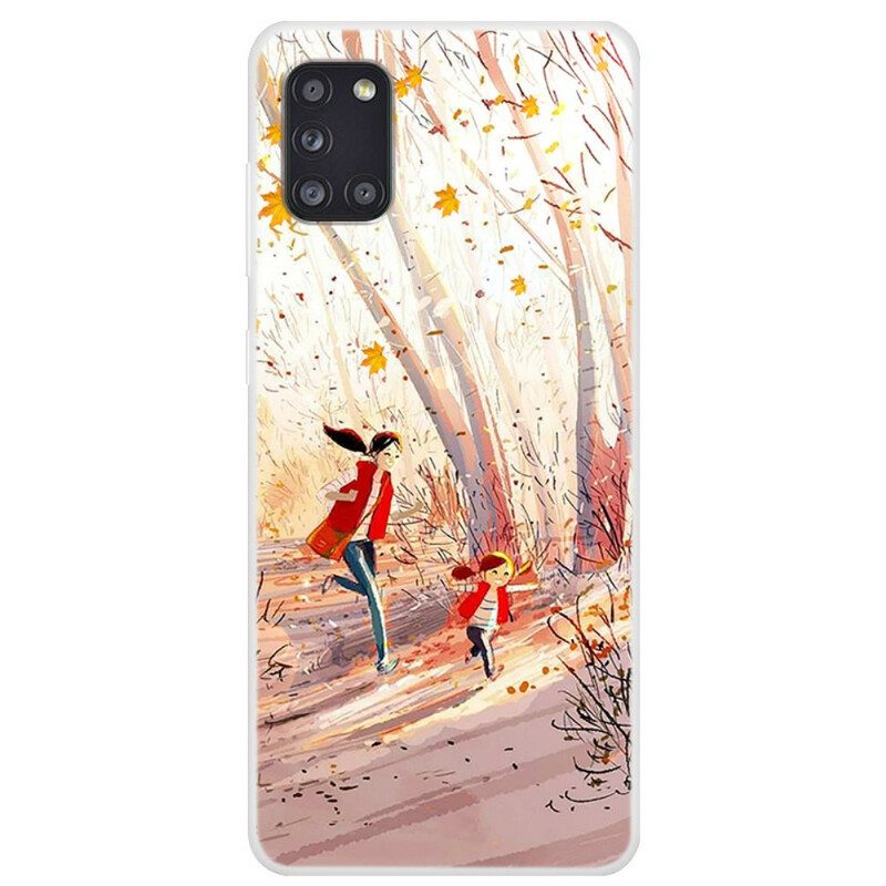 Cover Samsung Galaxy A31 Paesaggio Autunnale