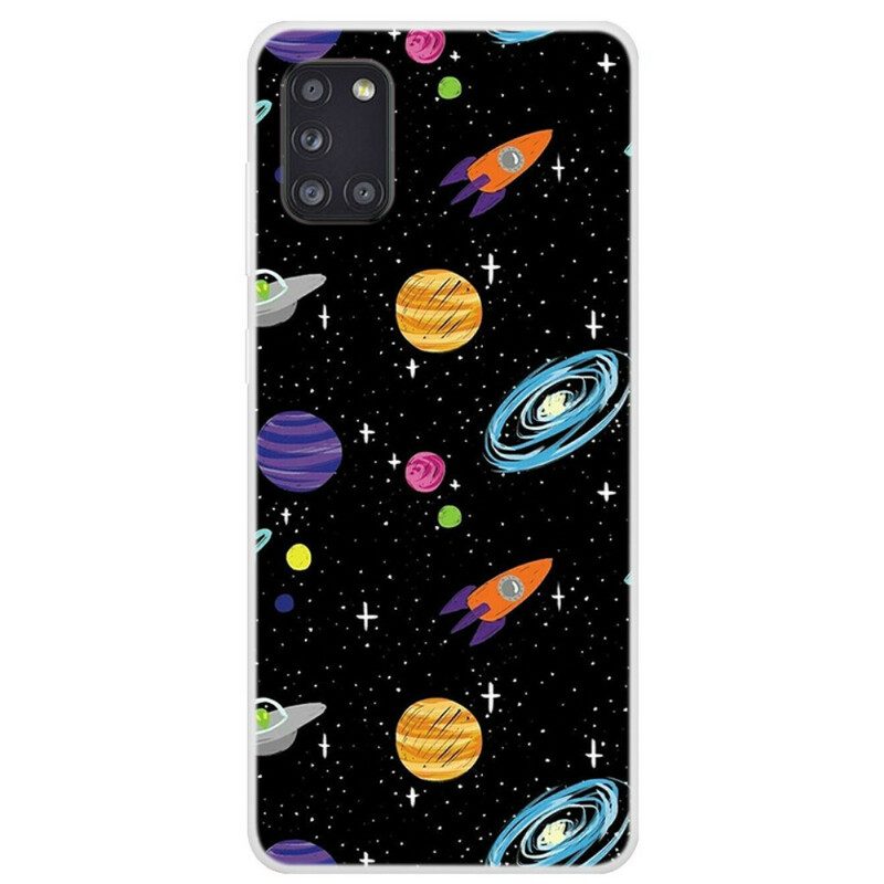 Cover Samsung Galaxy A31 Pianeta Galassia