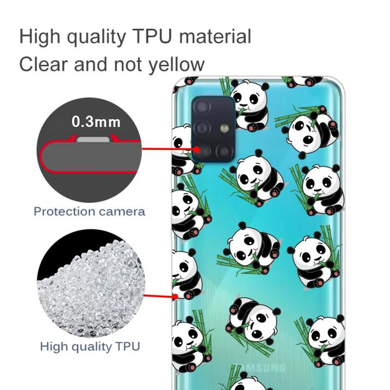 Cover Samsung Galaxy A31 Piccoli Panda