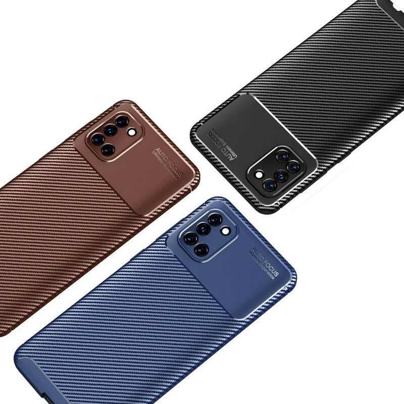 Cover Samsung Galaxy A31 Struttura Flessibile In Fibra Di Carbonio