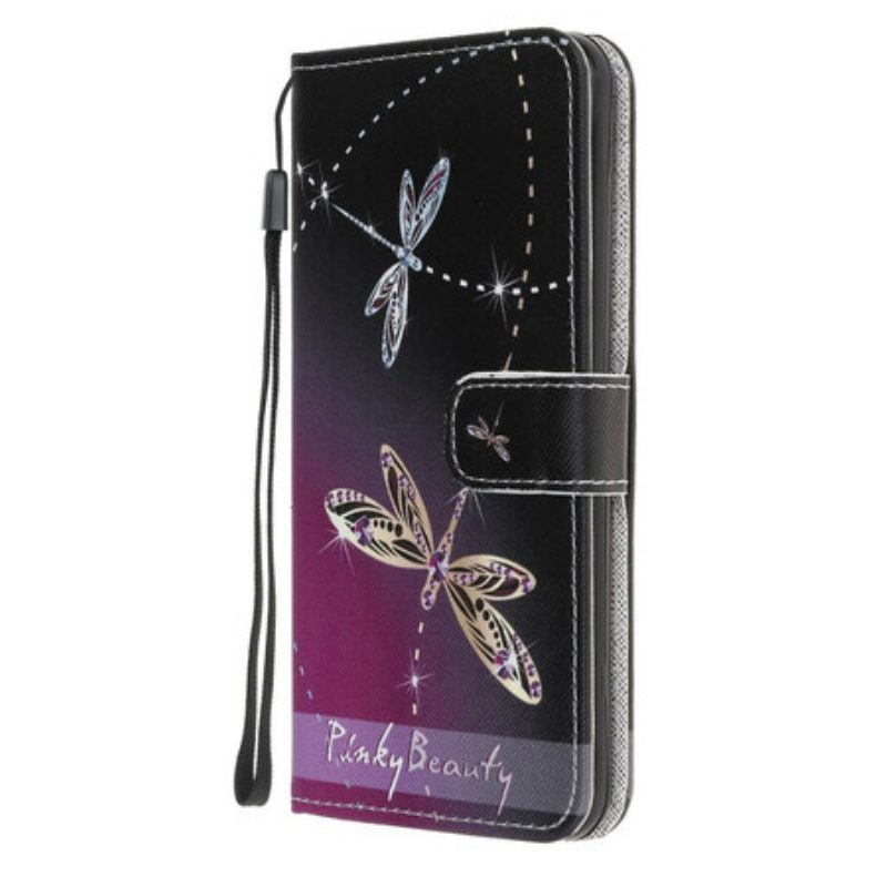 Custodia A Portafoglio Samsung Galaxy A31 Libellule Strappy