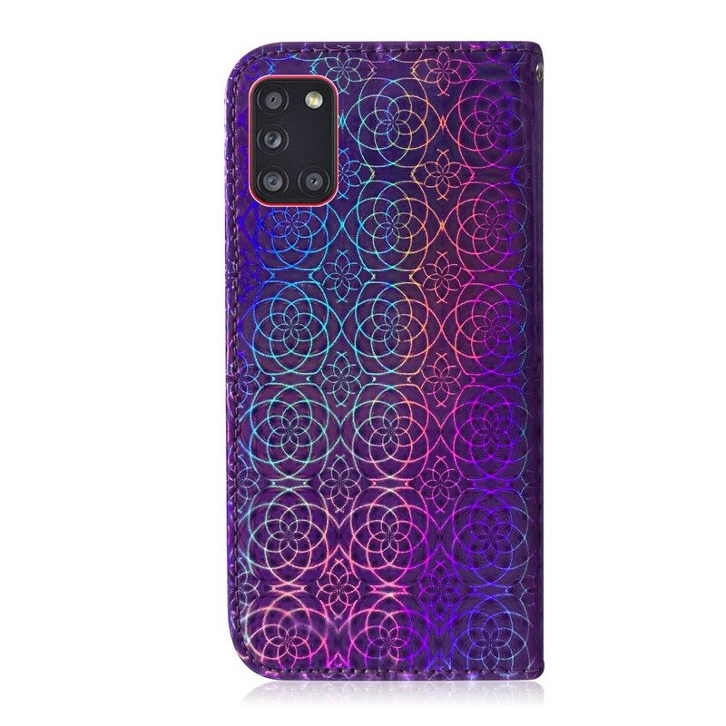 Custodia in pelle Samsung Galaxy A31 Colore Puro